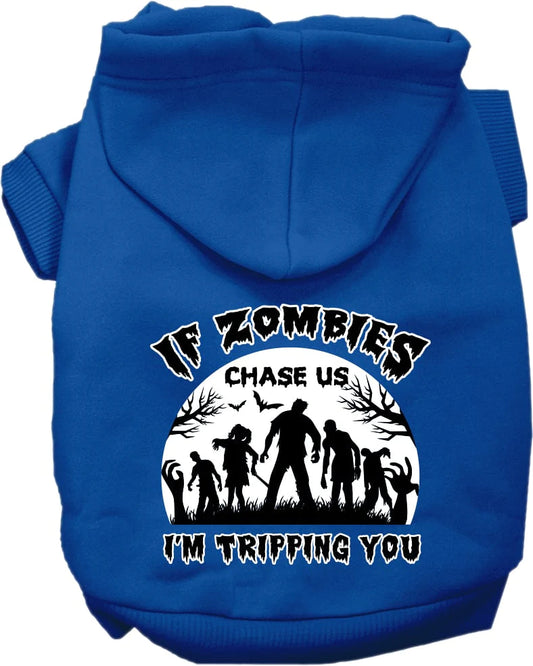 If Zombies Chase Us Dog Hoodie