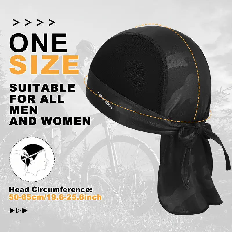 AMO Sports Headband: Breathable, Quick-Dry Cycling Cap & Stylish Unisex Sweat-Wicking Bandana