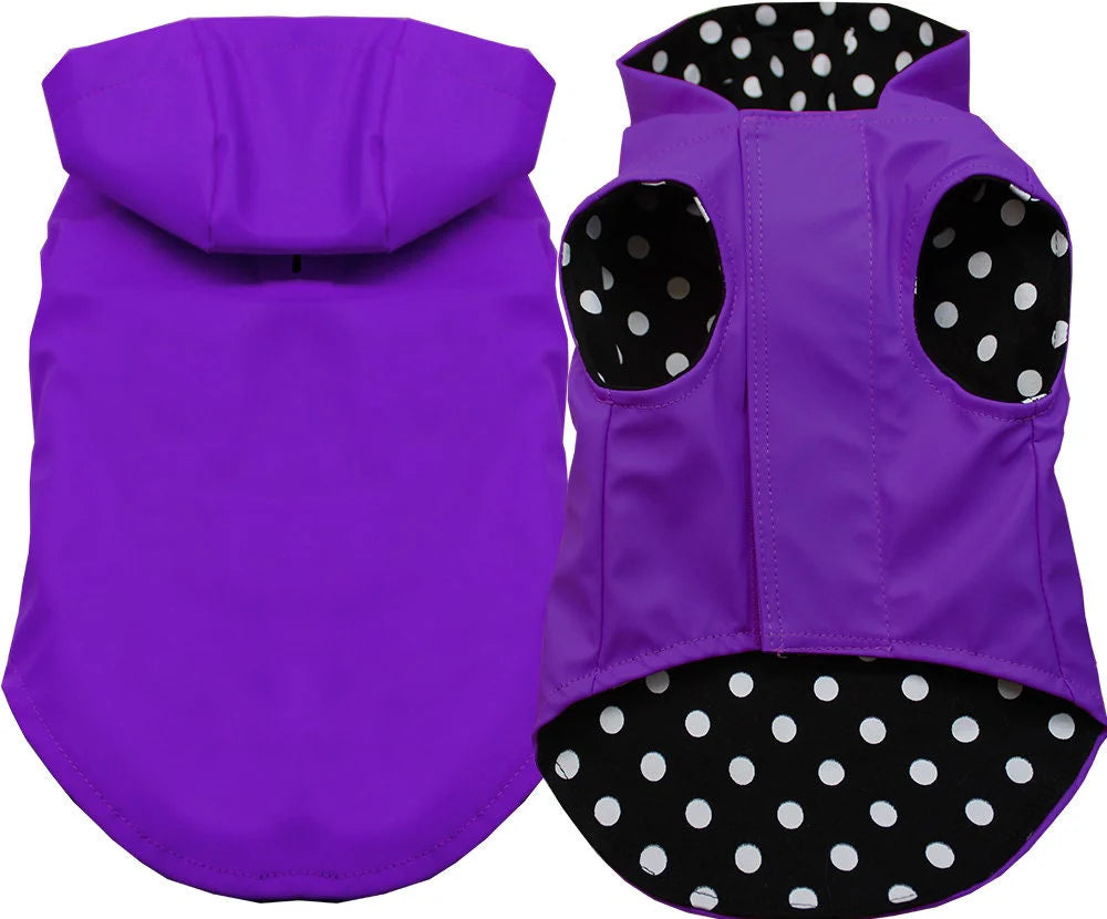 Purrfectly Dry: Pet Hooded Raincoat for Dogs & Cats