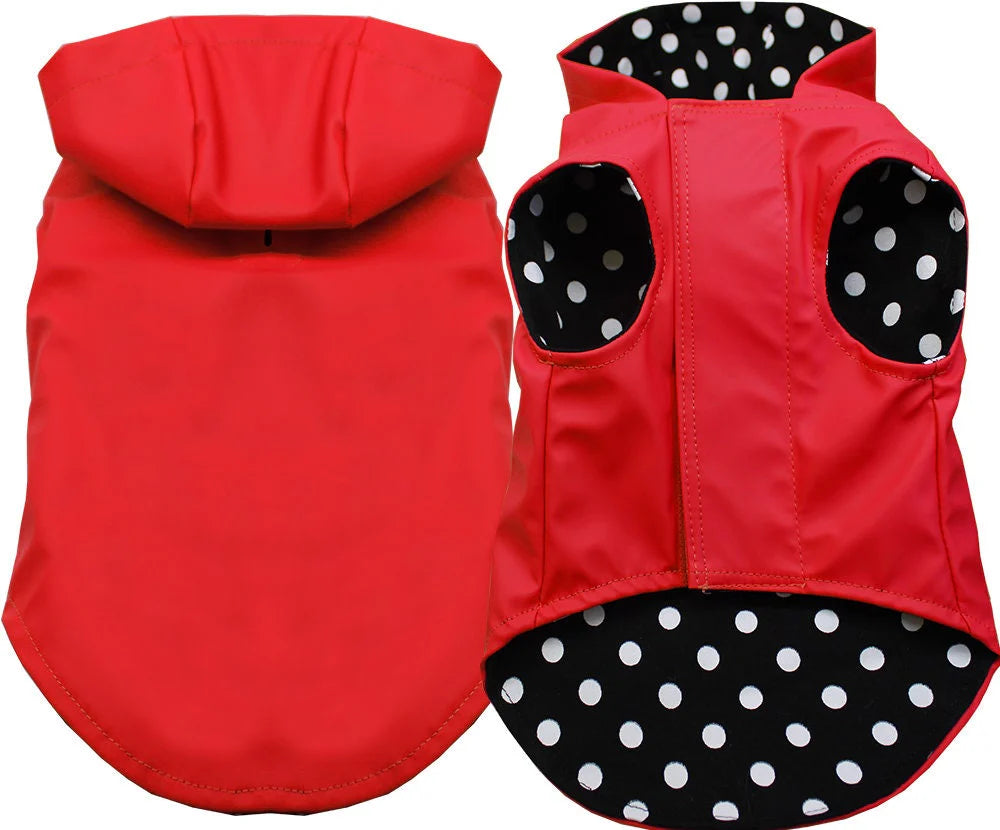 Purrfectly Dry: Pet Hooded Raincoat for Dogs & Cats
