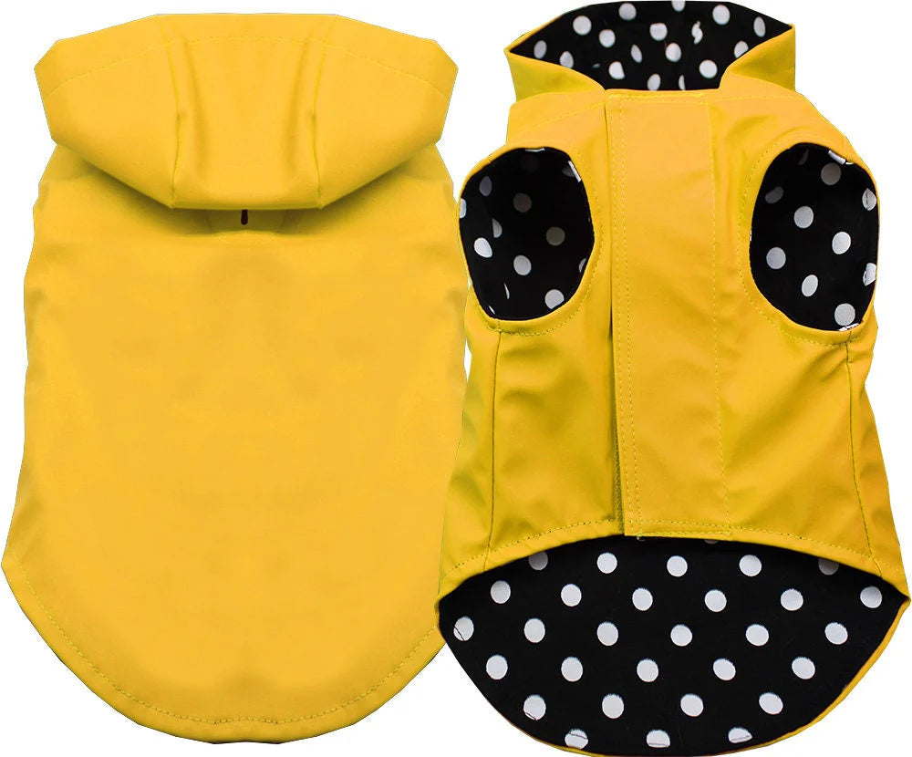 Purrfectly Dry: Pet Hooded Raincoat for Dogs & Cats
