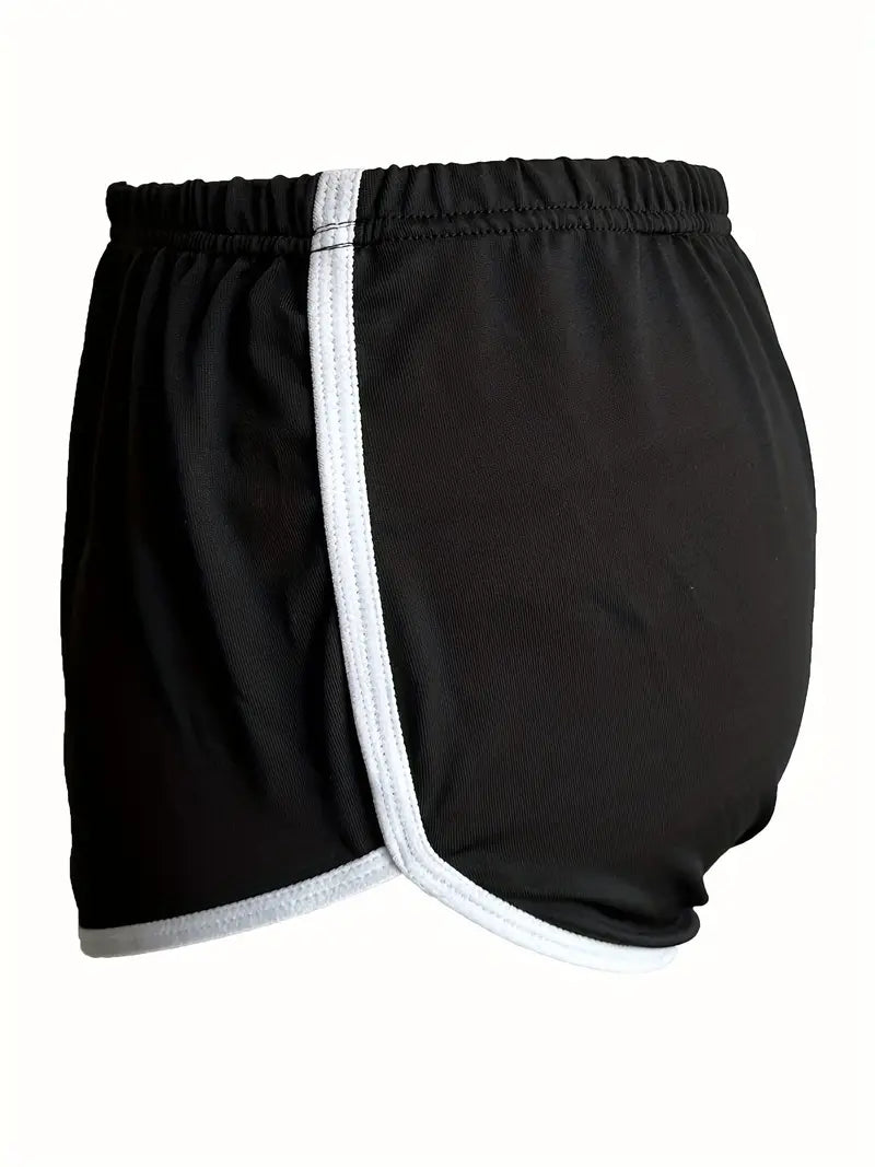 Elastic Waist Hotpants - Workout Yoga Casual Shorts