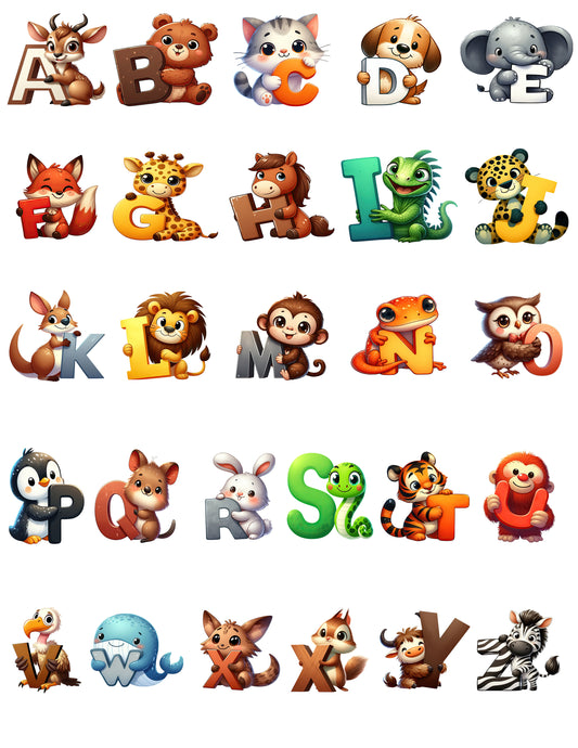 Alphabetical Animal Adventure: Infant Bodysuit