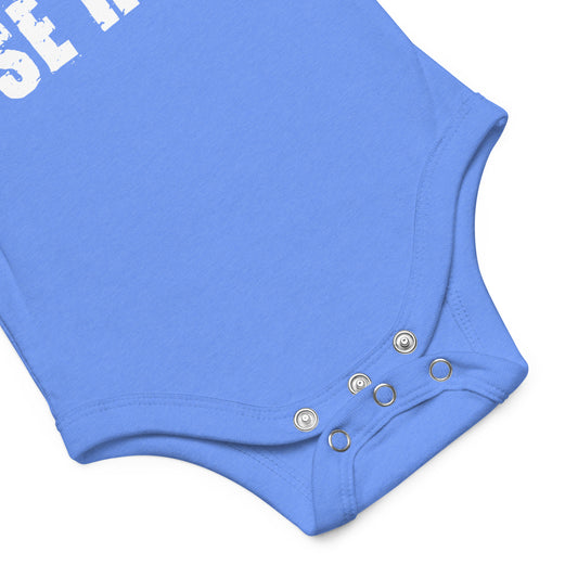 Baby short sleeve one piece-Baby suit-Back Off! I Have A Crazy Grandpa And I'm Not Afraid To Use Him- Infant Cute Short-sleeved