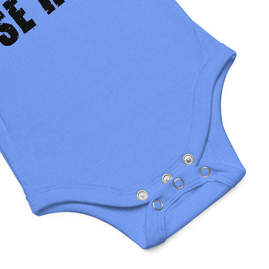 Baby short sleeve one piece-Baby suit-Back Off! I Have A Crazy Grandpa And I'm Not Afraid To Use Him- Infant Cute Short-sleeved