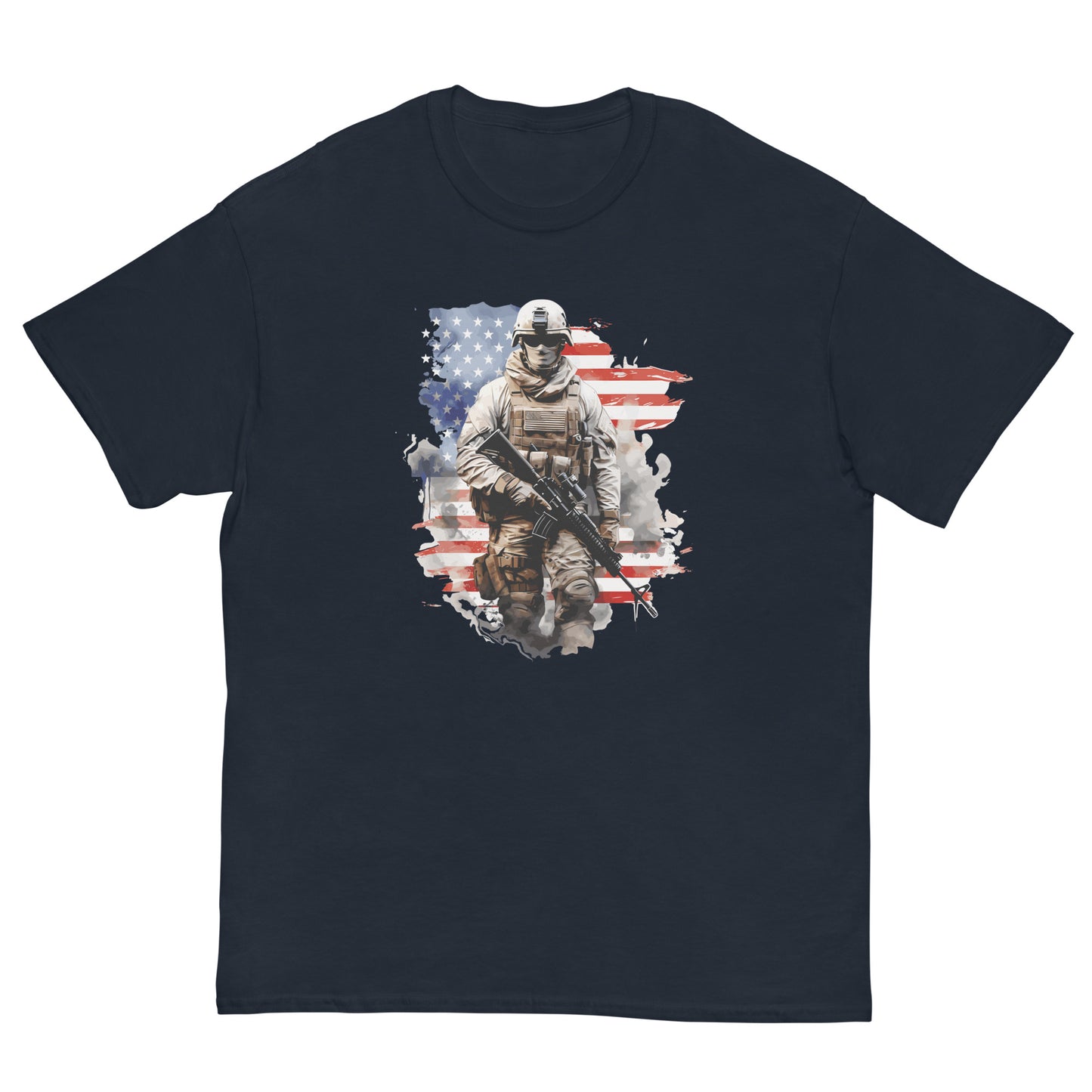 Honor and Respect Our Veterans: Patriotic T-Shirt - Men's classic tee