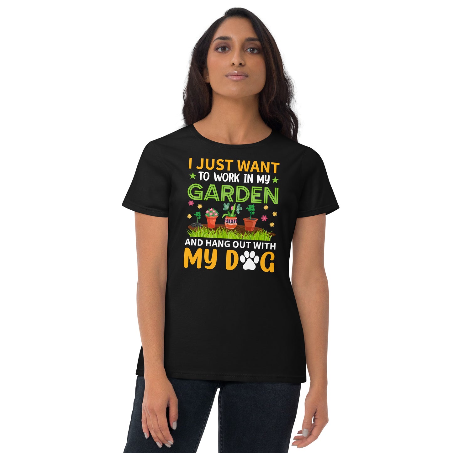 Gardener T Shirt, I Just Want to Work in My Garden Plant, Lover Shirt, Farmer T Shirt, Botanical Shirt, Gardening Shirt