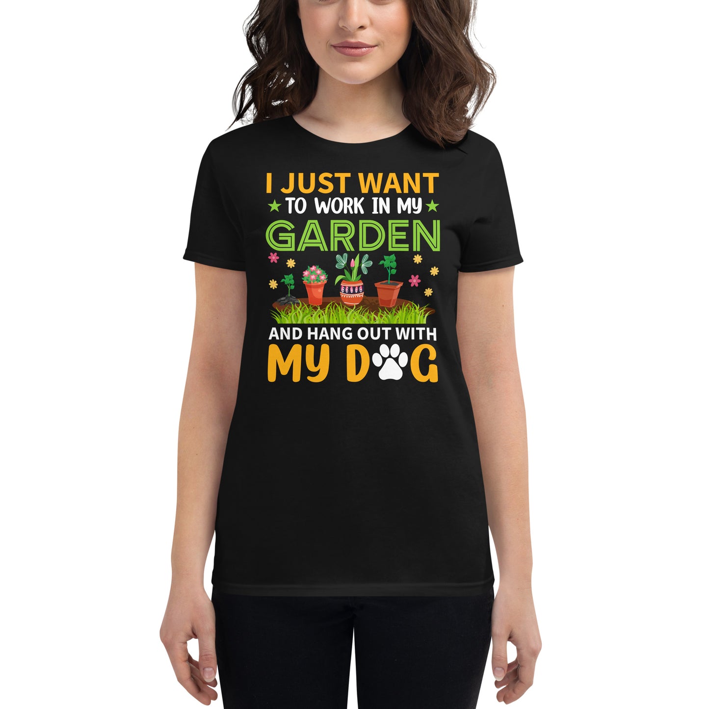 Gardener T Shirt, I Just Want to Work in My Garden Plant, Lover Shirt, Farmer T Shirt, Botanical Shirt, Gardening Shirt