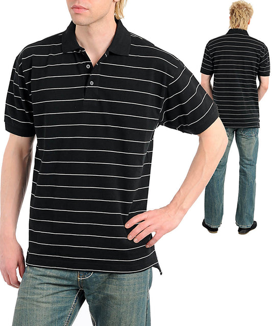 Abiz- Men's Black Polo Shirt - Comfort Styles