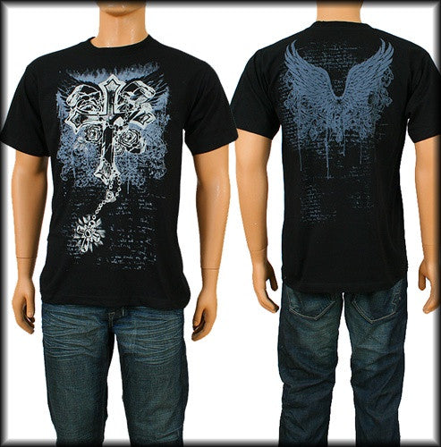 Men's Front and back Design Tee Shirt - Comfort Styles