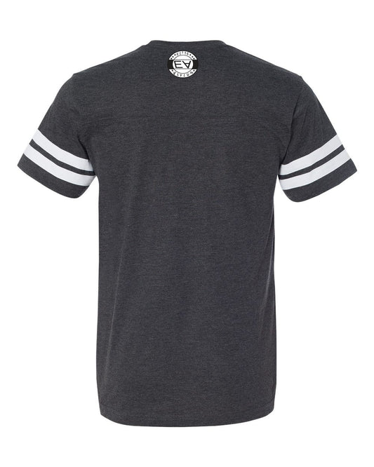 Men's TRAIN FIGHT WIN Adult Football Short Sleeve Crew Neck Fine Jersey Tee - T-Shirts - Comfort Styles