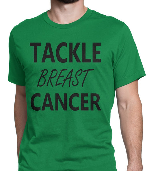 Men's Tackle Breast Cancer Tee Shirts - Comfort Styles