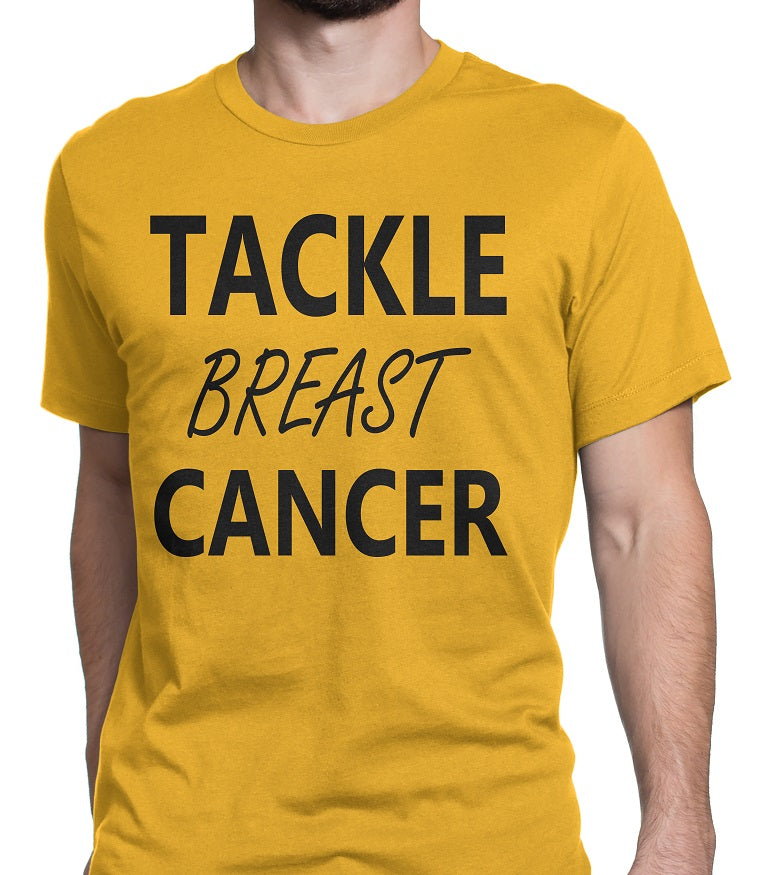 Men's Tackle Breast Cancer Tee Shirts - Comfort Styles