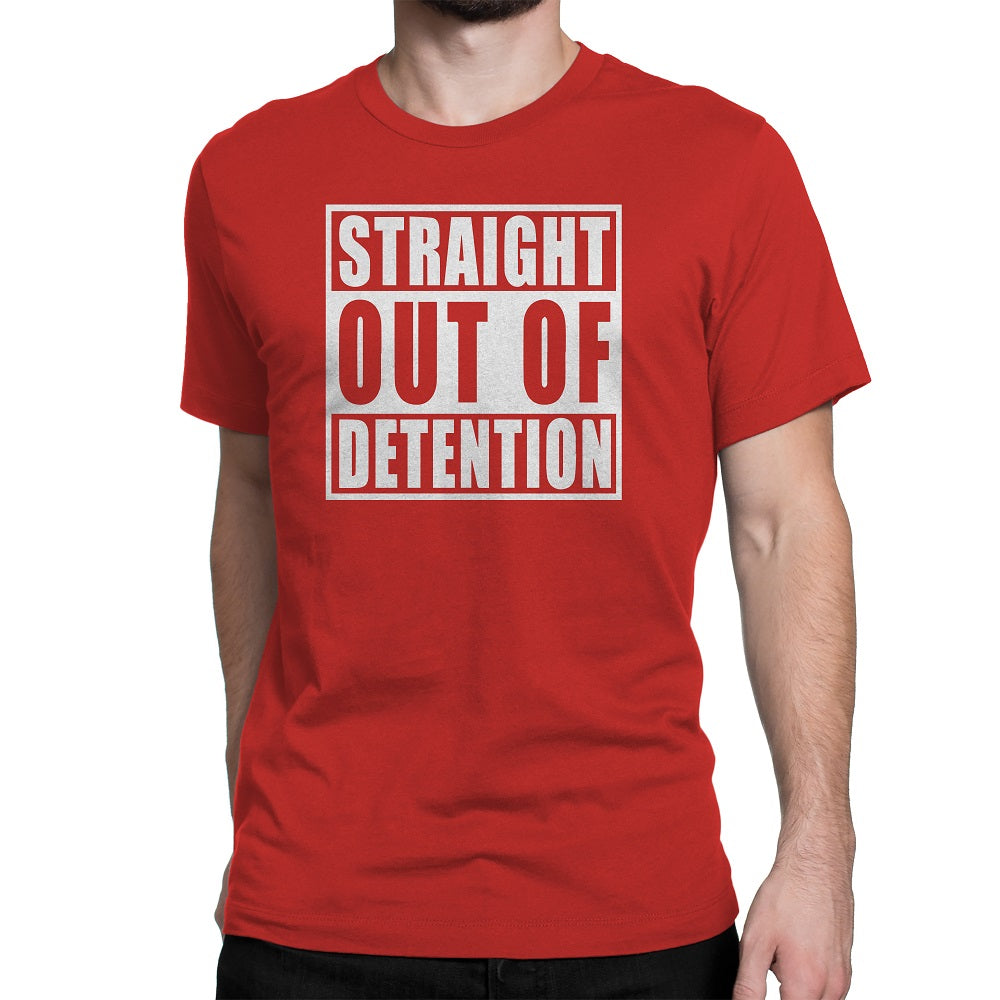 Men's Straight Out Of Detention Tee Shirts - Comfort Styles