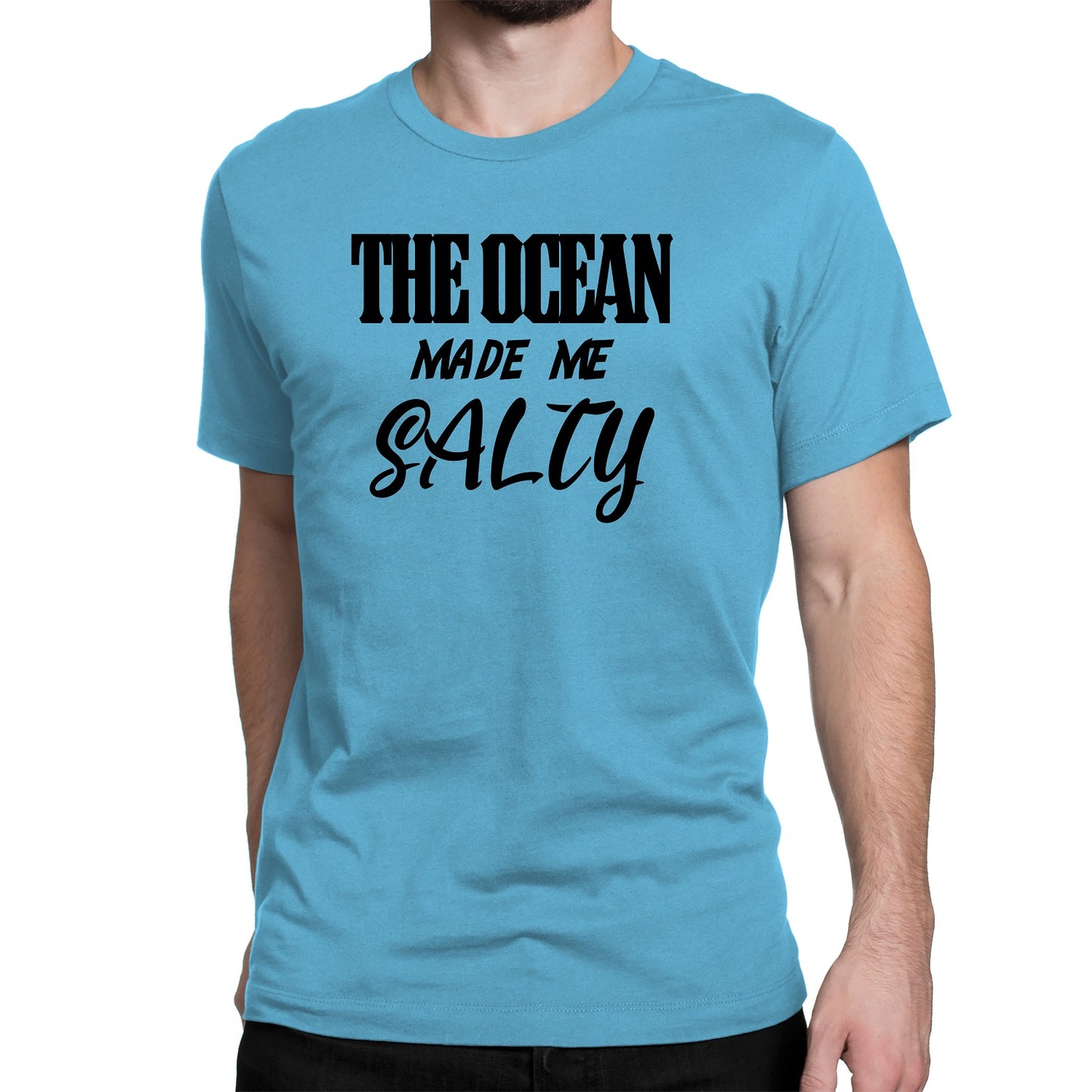 Men's The Ocean Made Me Salty T-Shirts - Comfort Styles