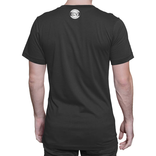 Unisex Black Elite Asylum Short Sleeve Jersey Tee - Comfort Styles