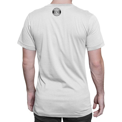 Unisex White Elite Asylum Short Sleeve Jersey Tee - Comfort Styles