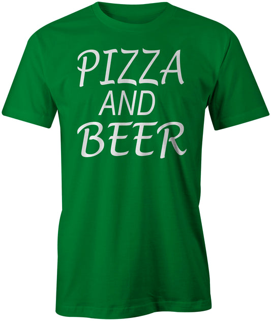 Men's Pizza and Beer T-Shirts - Comfort Styles