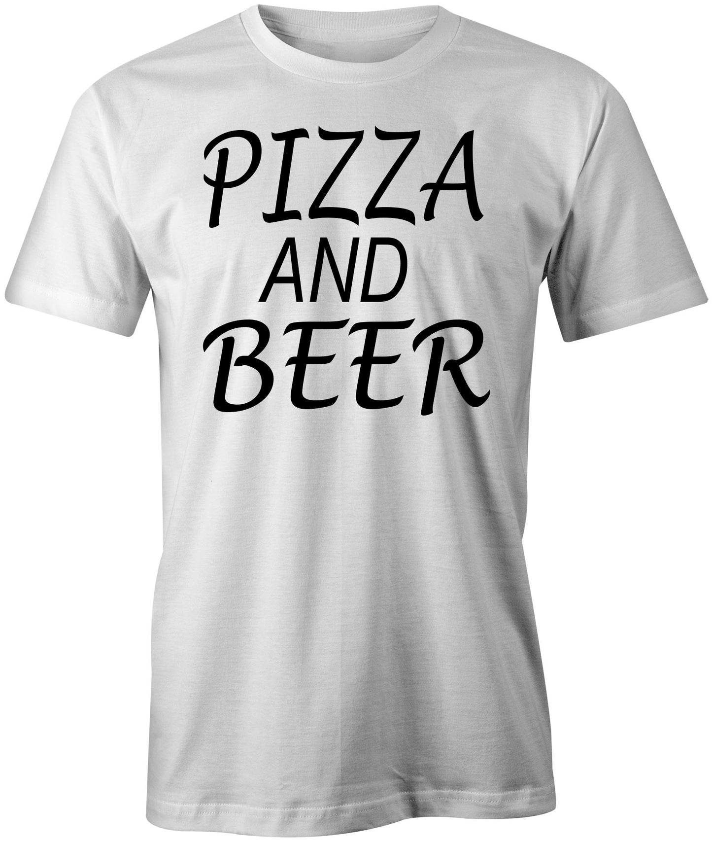 Men's Pizza and Beer T-Shirts - Comfort Styles