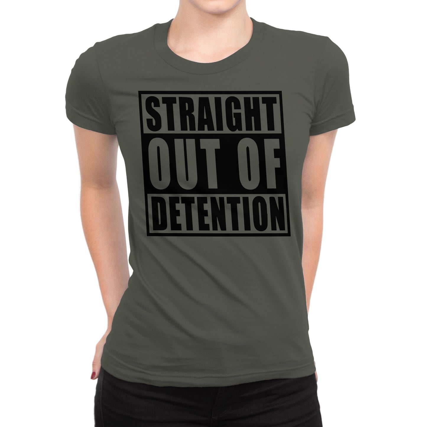 Women's Straight Out Of Detention T-Shirts - Comfort Styles