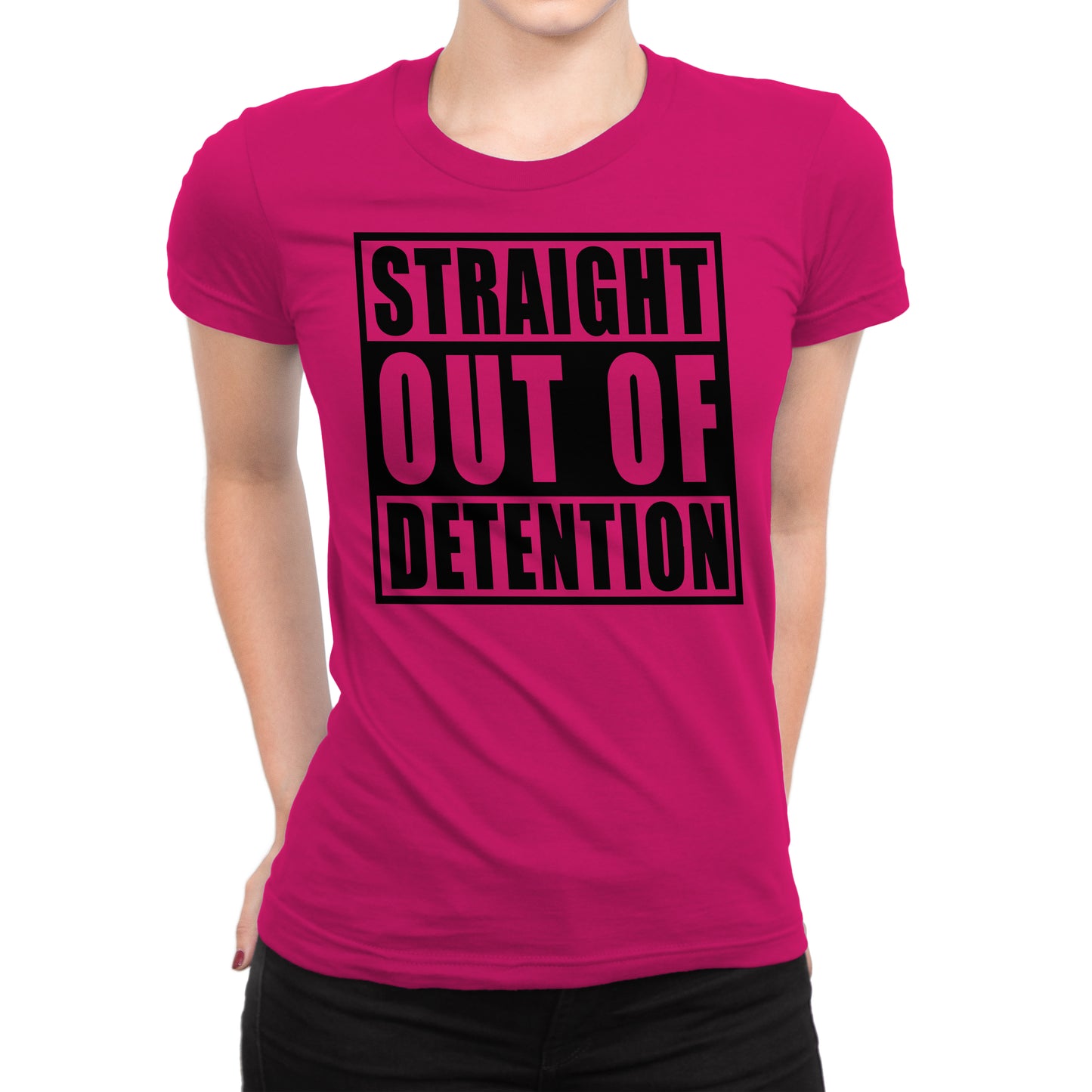 Women's Straight Out Of Detention T-Shirts - Comfort Styles