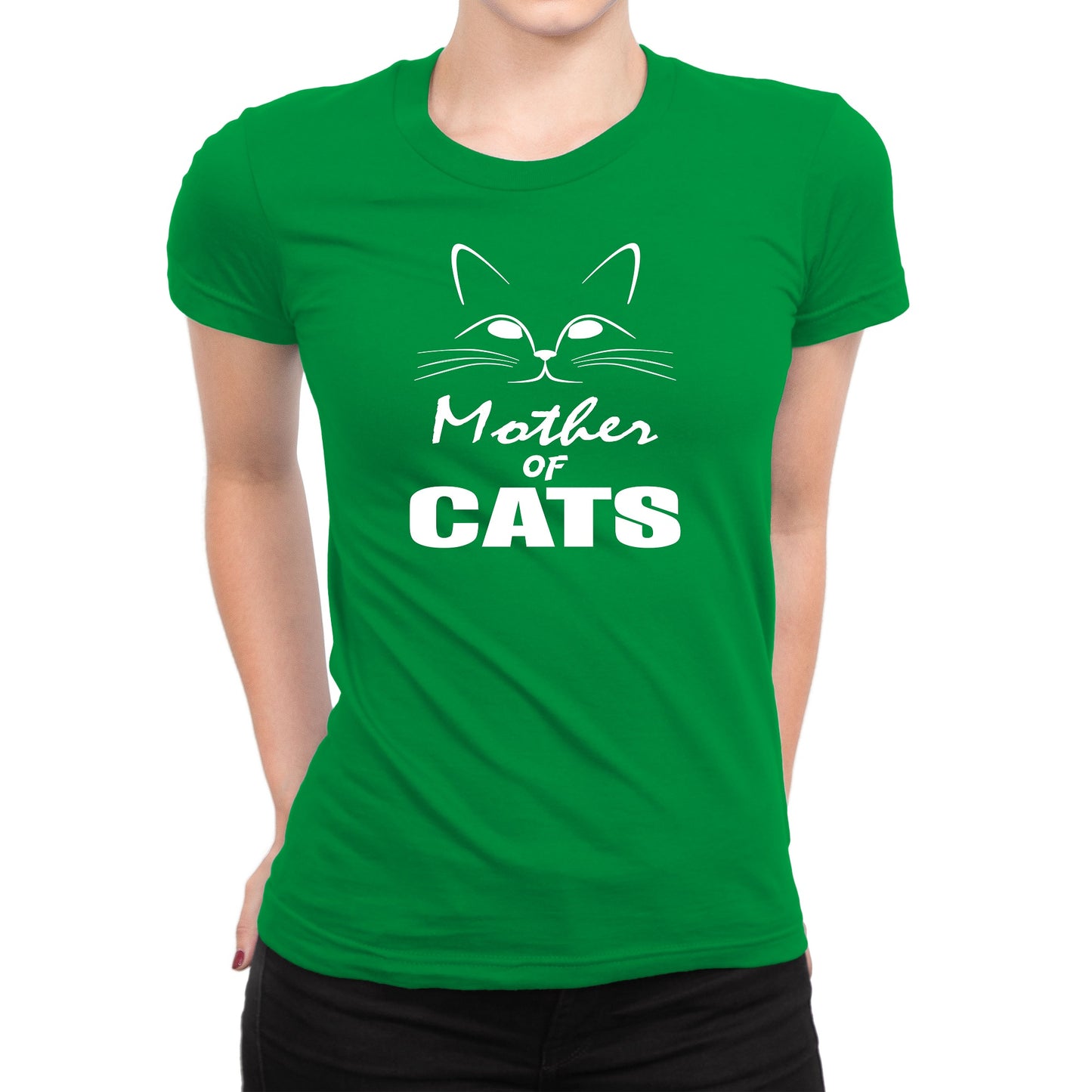 Women's Mother Of Cats Tee Shirts - Comfort Styles
