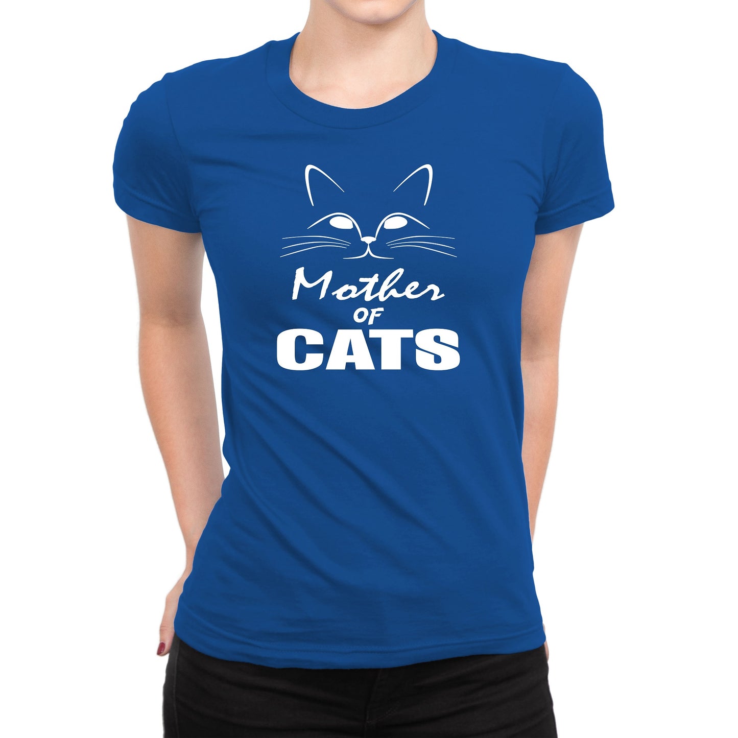 Women's Mother Of Cats Tee Shirts - Comfort Styles