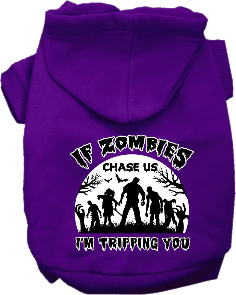 If Zombies Chase Us Dog Hoodie