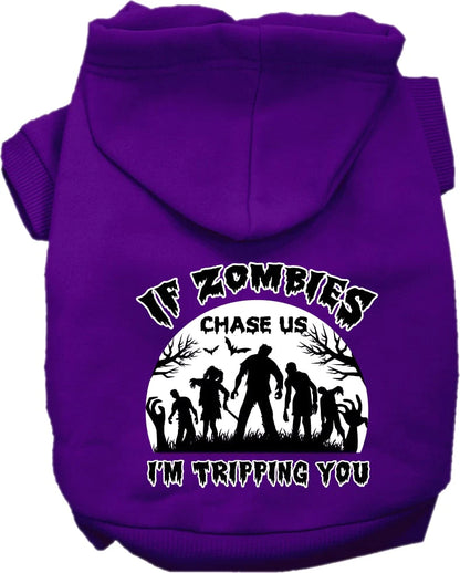 If Zombies Chase Us Dog Hoodie