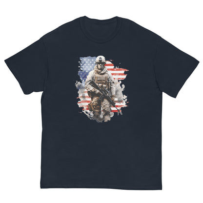 Honor and Respect Our Veterans: Patriotic T-Shirt - Men's classic tee