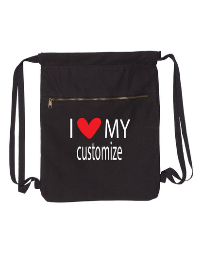 I Heart My-Customizable Canvas Bag (Customize Bags) - Comfort Styles