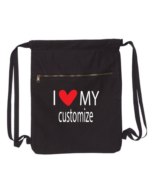 I Heart My-Customizable Canvas Bag (Customize Bags) - Comfort Styles