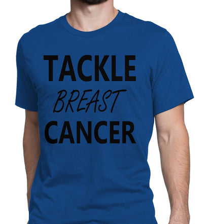 Men's Tackle Breast Cancer Tee Shirts - Comfort Styles