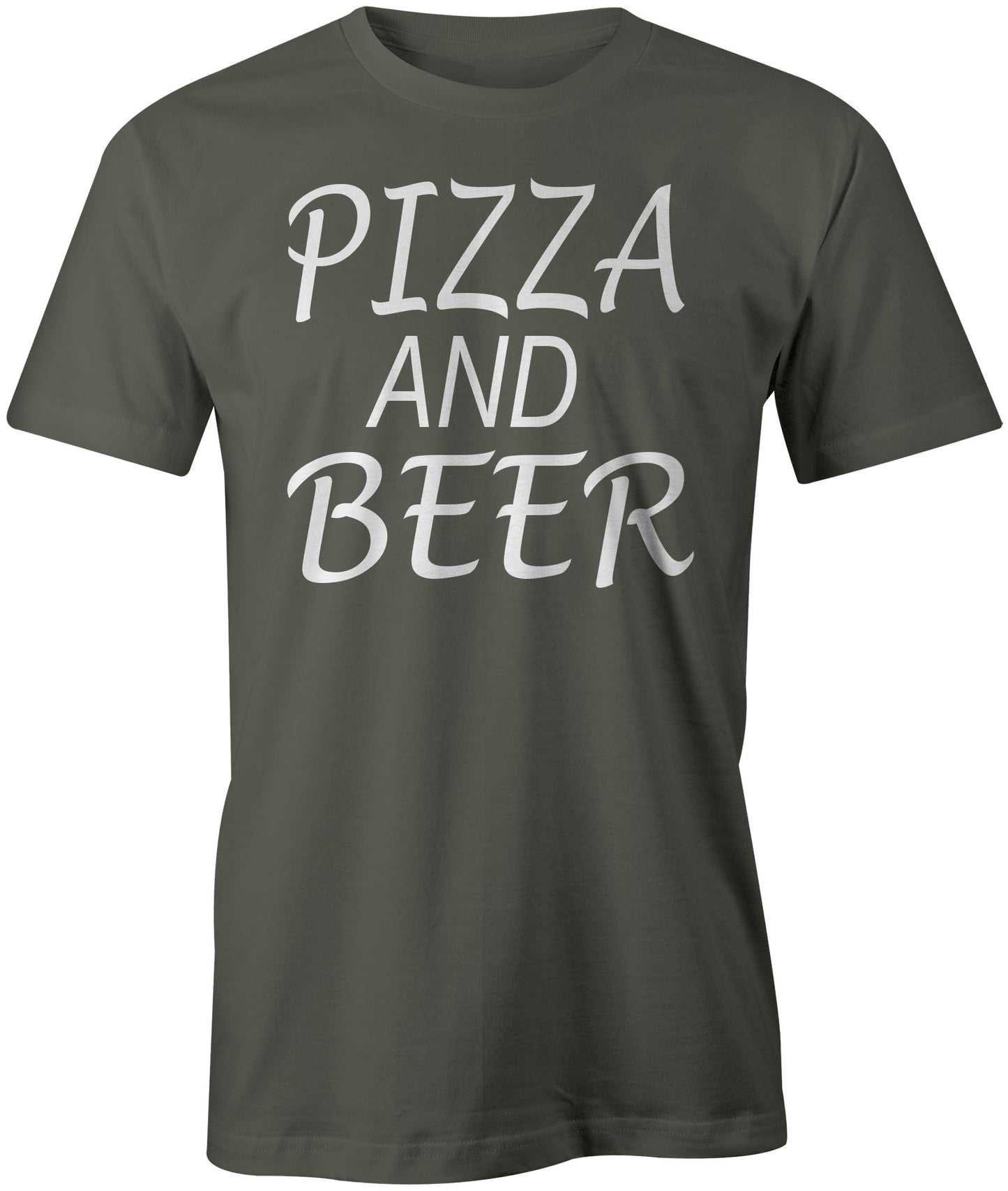 Men's Pizza and Beer T-Shirts - Comfort Styles