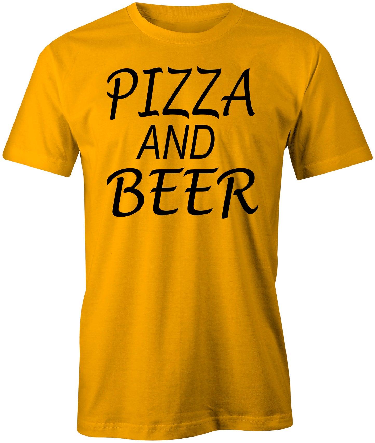 Men's Pizza and Beer T-Shirts - Comfort Styles