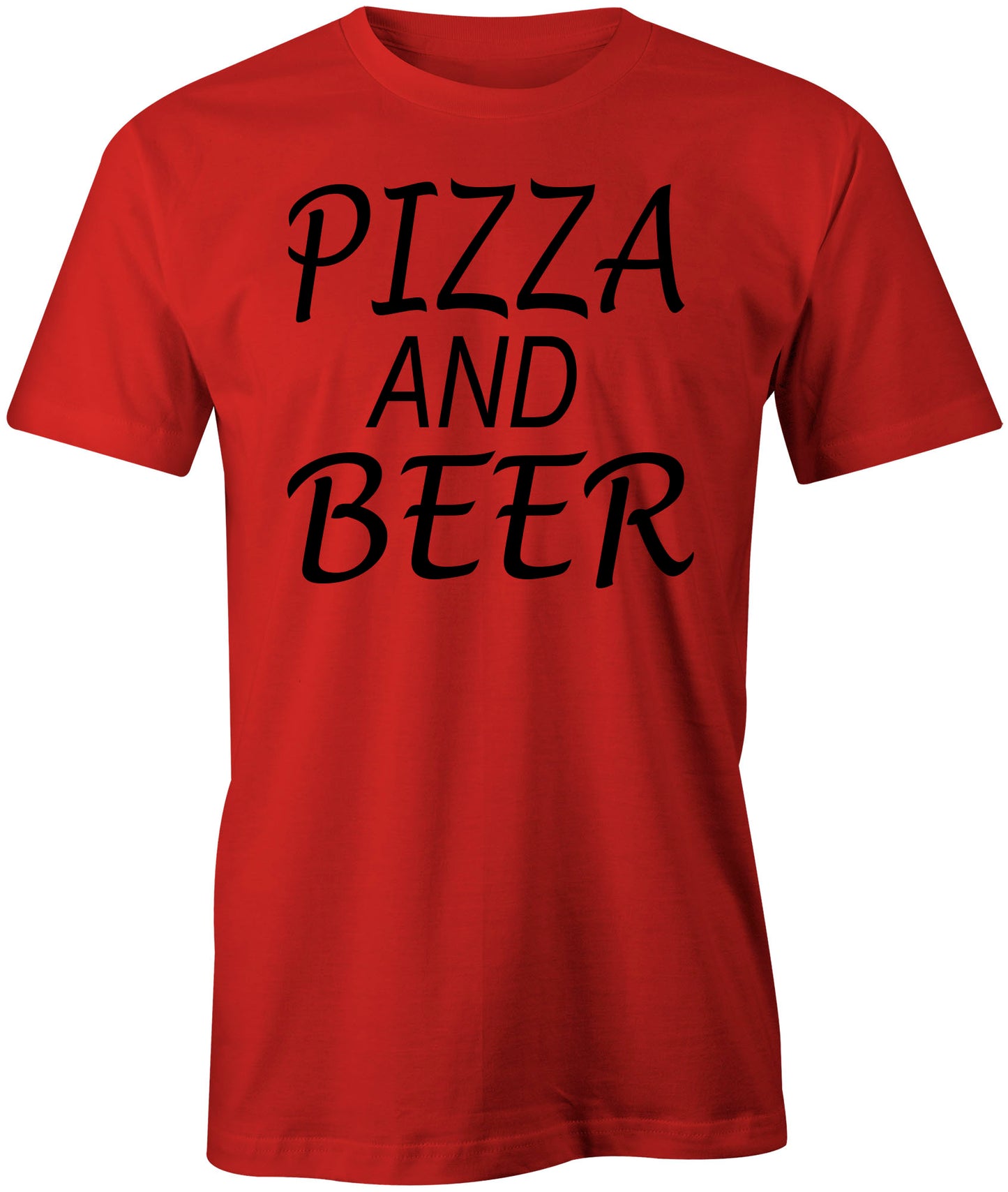 Men's Pizza and Beer T-Shirts - Comfort Styles