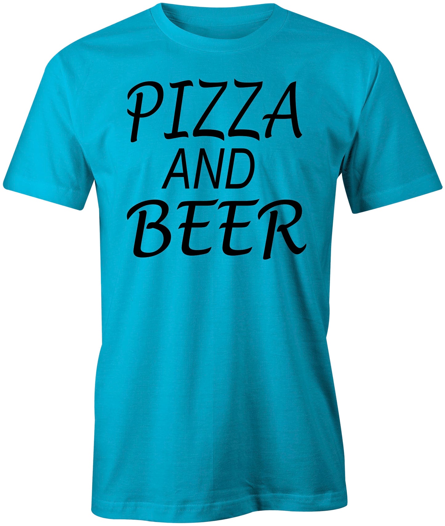 Men's Pizza and Beer T-Shirts - Comfort Styles